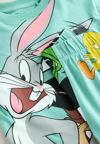 Next SINGLE LICENSE SET - Nachtwäsche Set - blue orange looney tunes
