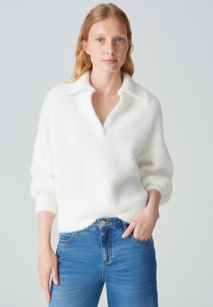 POSSON - Strickpullover - milk