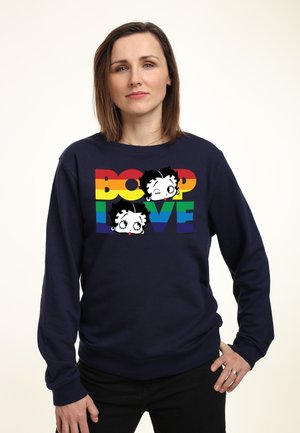 Sweatshirt - navy blue