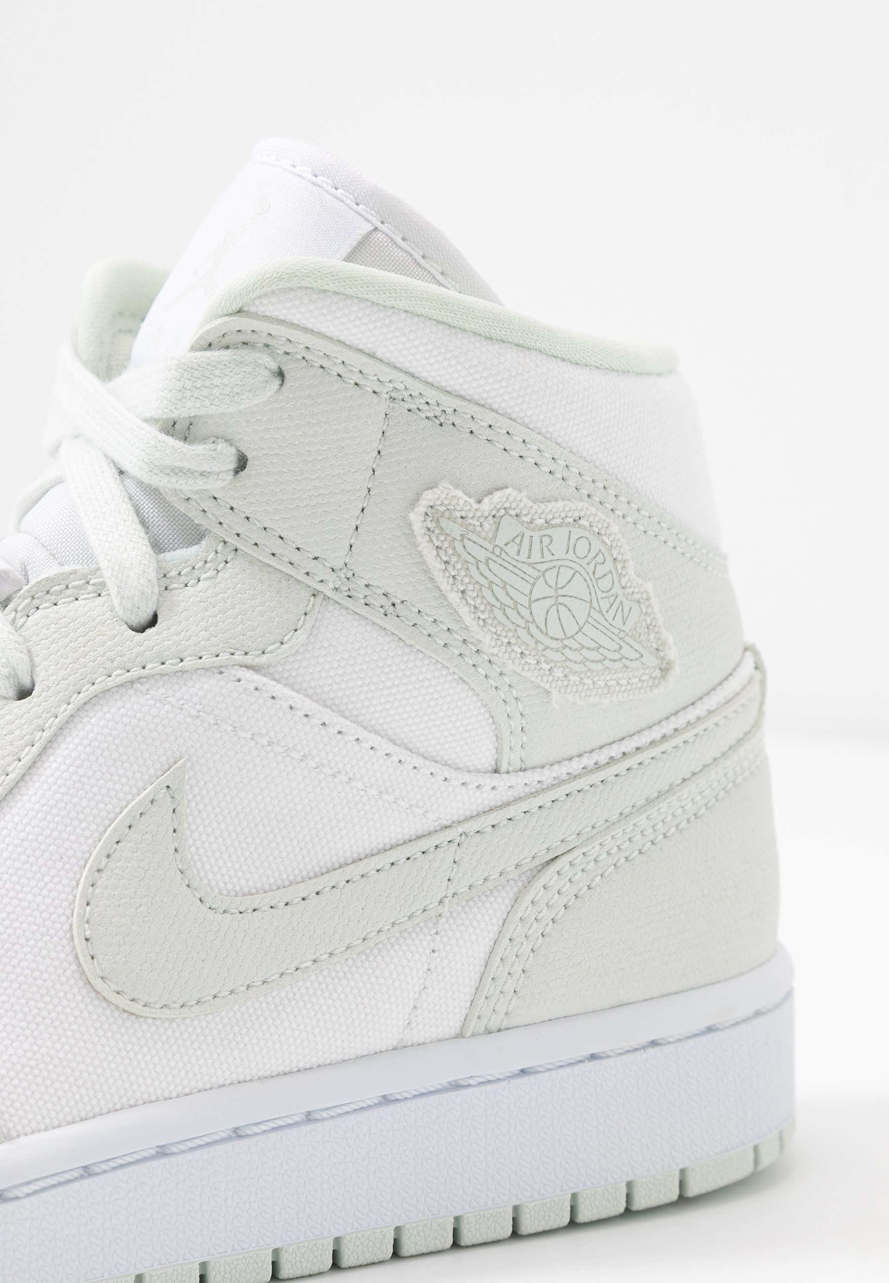 air jordan 1 mid spruce aura womens