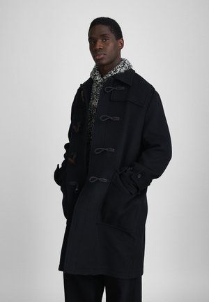 MONTY DUFFLE COAT - Klasický kabát - black