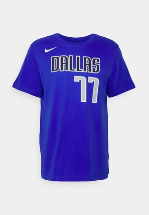 Nike Performance NBA DALLAS MAVERICKS LUKA DONCIC NAME AND NUMBER TEE - T-shirt print - game royal