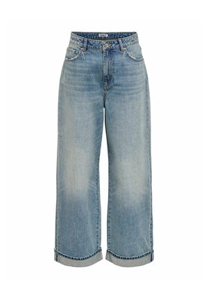 ONLY, WIDE-FIT JEANS ONLTAPPA BARREL FIT JEANS - Coupe large - medium blue denim