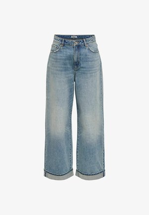 ONLY, WIDE-FIT JEANS ONLTAPPA BARREL FIT JEANS - Coupe large - medium blue denim