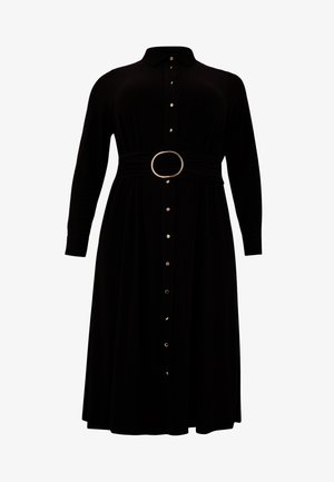 YOEK WITH LONG SLEEVES GROSSE GRÖSSEN - Blousejurk - black