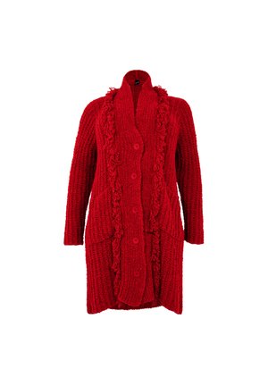 YOEK Strickjacke - red