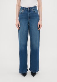 Gap Tall - CURVY HIGH RISE STRIDE SUTTON - Wide Leg - dark indigo Thumbnail Image 1
