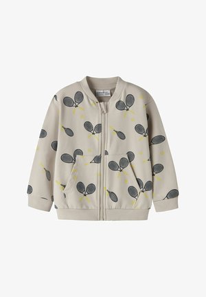 REGULAR FIT - Užtrauktuku užsegamas treningas - pumice stone