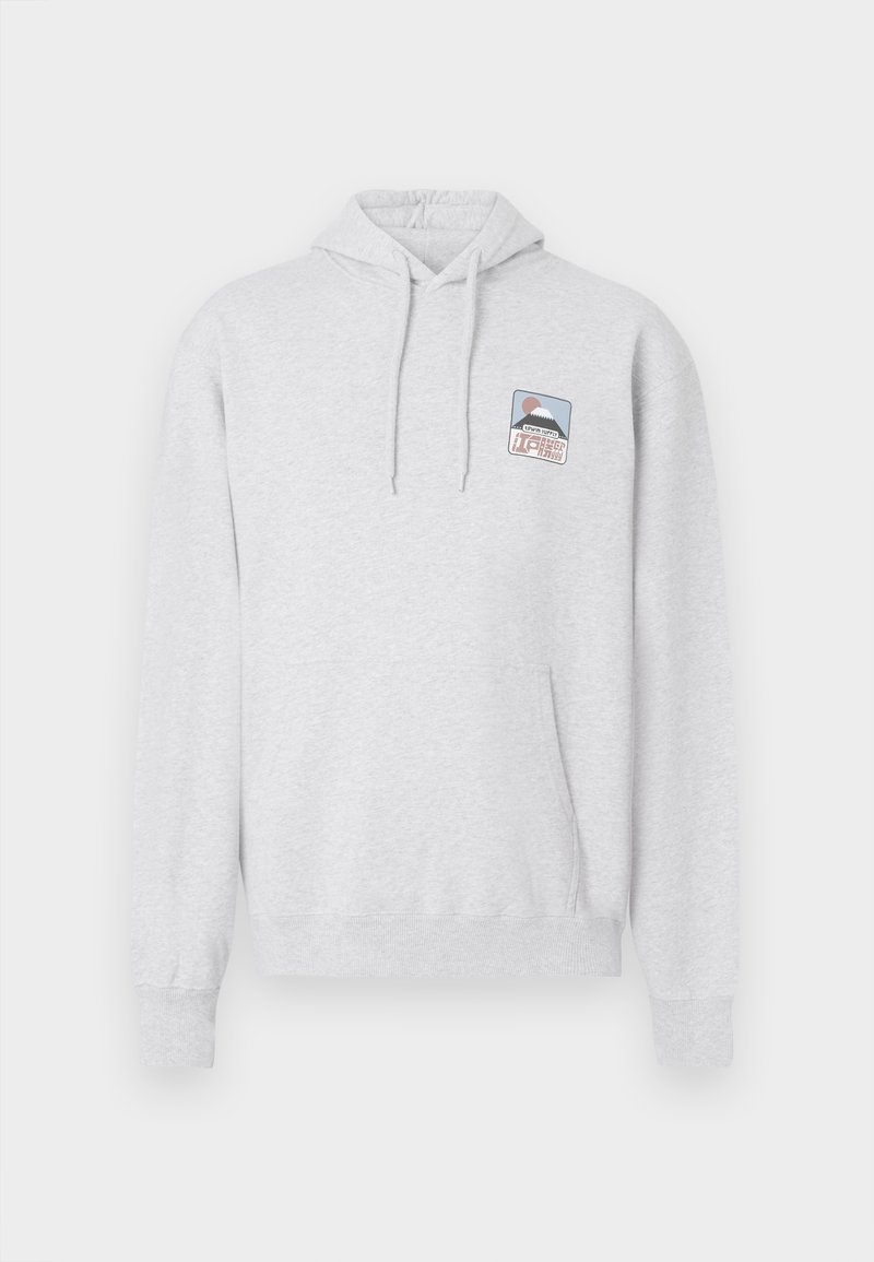 Edwin Hoodie grijs gemêleerd