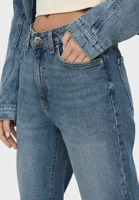ONLY ONLEMILY - Jeans Tapered Fit - dark blue denim