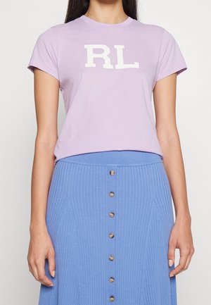 Print T-shirt - purple