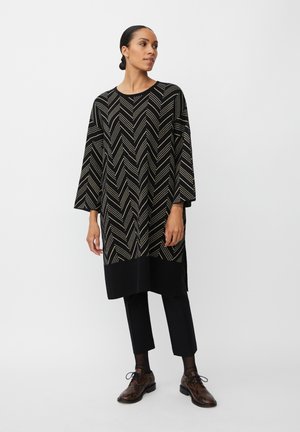 Strickkleid - schwarz
