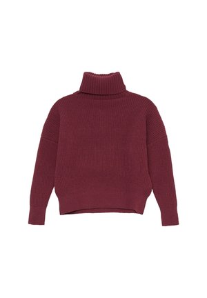 ROLLKRAGEN  - Strickpullover - bordeaux