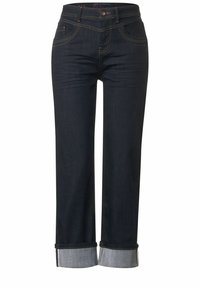 Street One Džíny Straight Fit - mottled dark blue