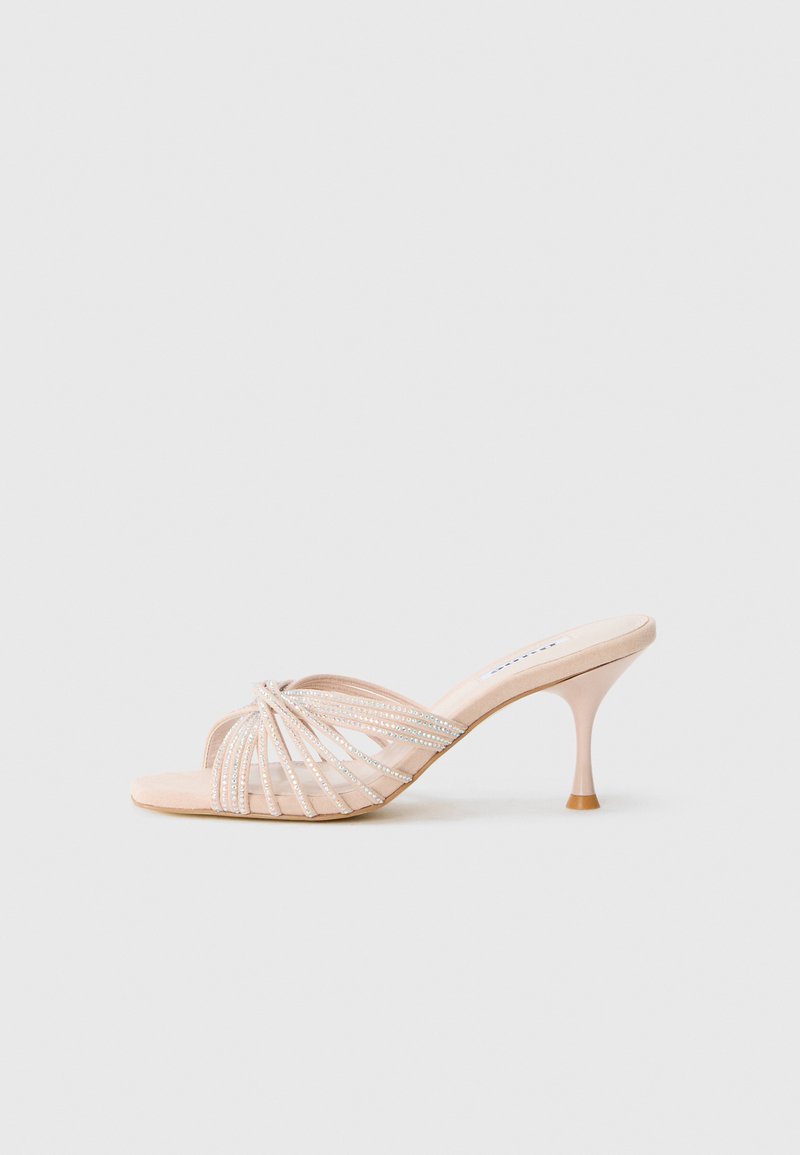 Dune London Muiltjes met hak bruin Dune London Muiltjes met hak bruin