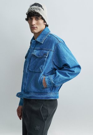 JACKET WASHED - Farmerdzseki - indigo