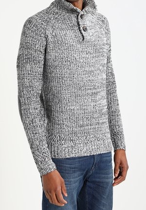 Pullover - mottled dark grey