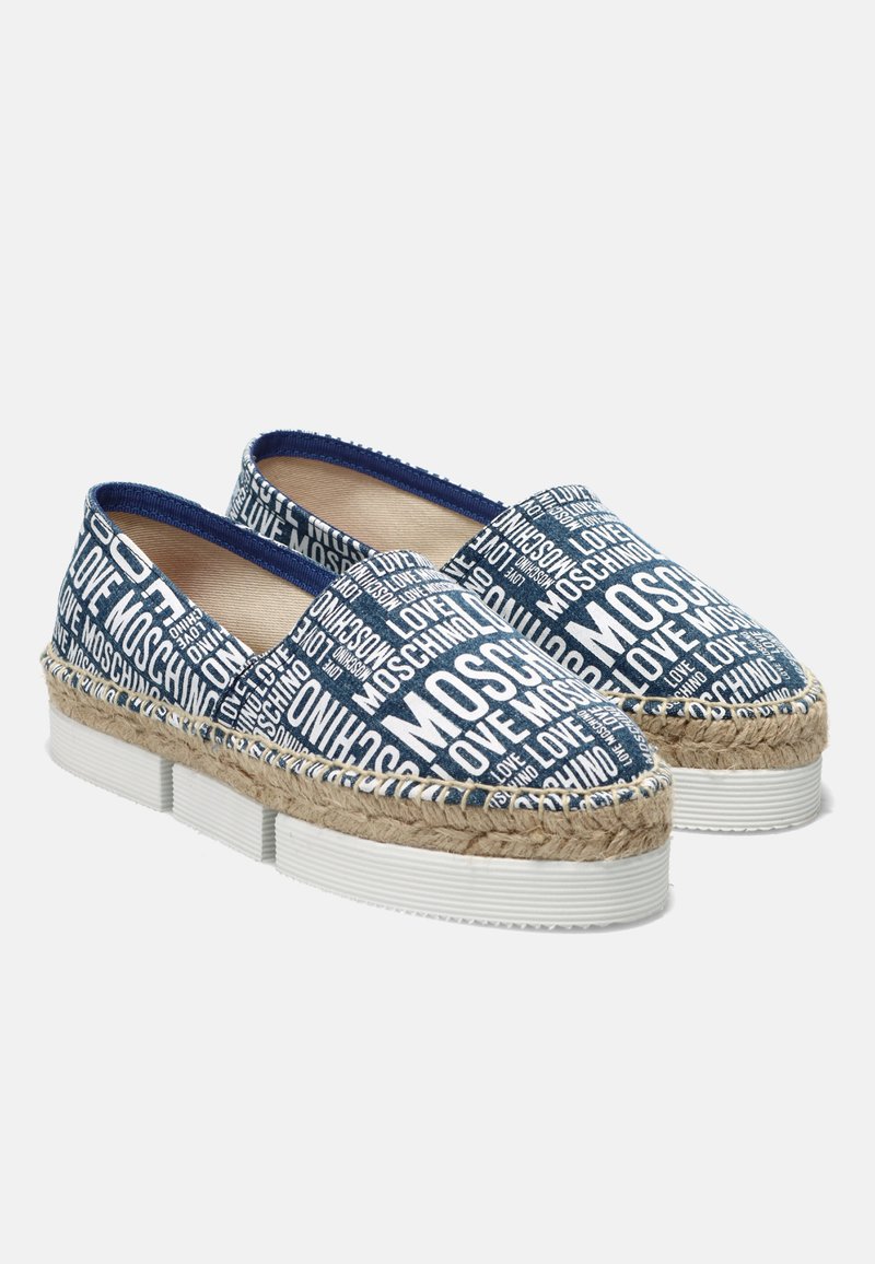 Damen Halbschuhe | Love Moschino Espadrille jeans/blau - IK52409 Damen Halbschuhe | Love Moschino Espadrille jeans/blau - IK52409