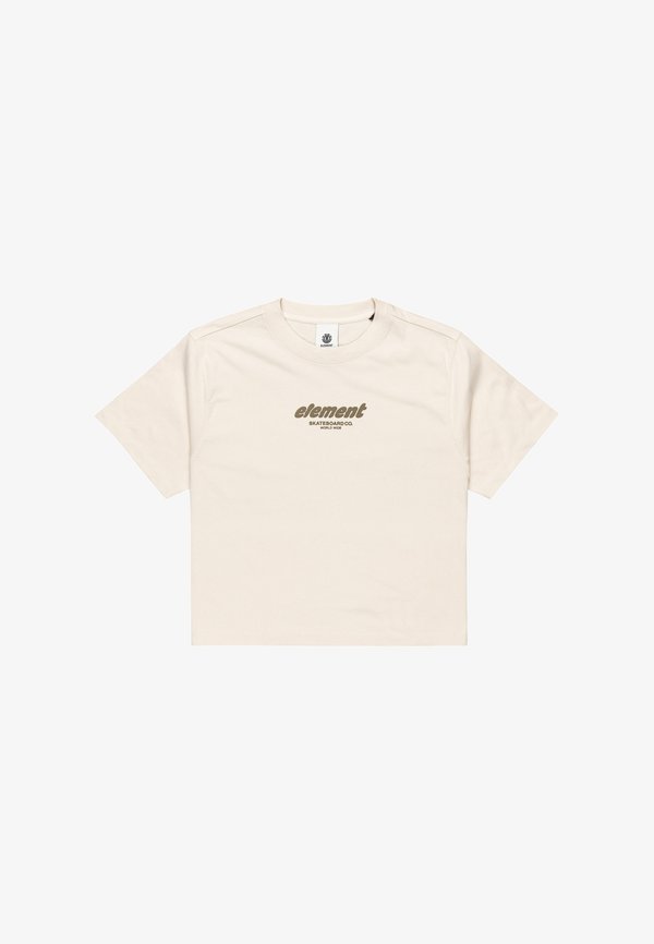 Print T-shirt - oat milk2