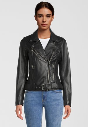 SAMMIE - Leather jacket - black