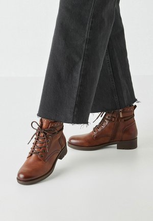 Tamaris Cowboy-/Bikerlaarsjes - cognac