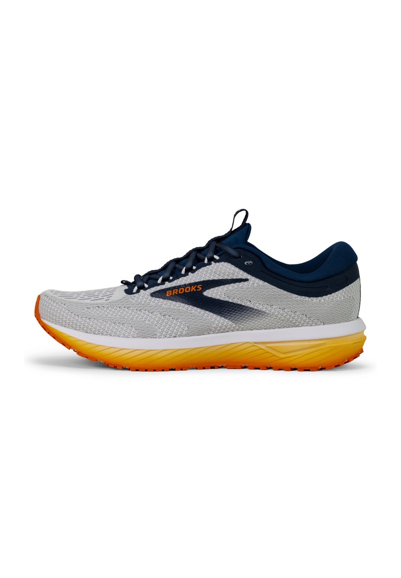 Brooks REVEL 7 - Silniční běžecké boty - white peacoat orange