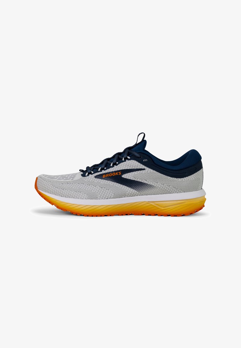 Brooks REVEL 7 - Scarpe da corsa su strada - white peacoat orange