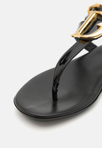 Dsquared2 UNISEX - Sandále T-bar - black/gold