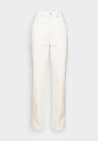 Não selecionado, white denim