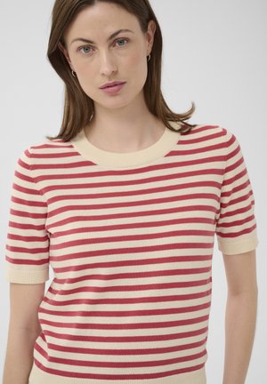 Part Two, PART TWO GERTIANAPW PU - T-shirt basique - berry stripe