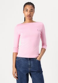 Tommy Hilfiger SLIM CODY BOAT - Long sleeved top - classic pink