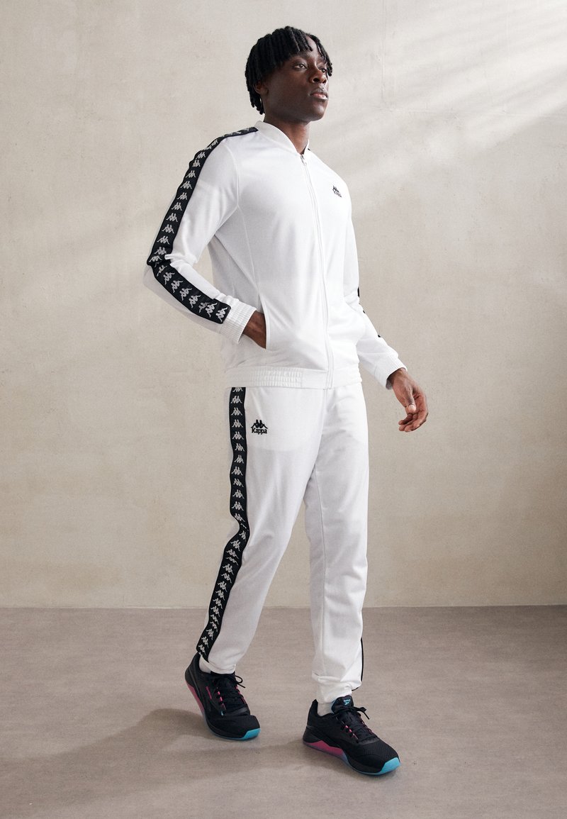 Kappa - TRACKSUIT - Treniņtērps - bright white, Palielināt