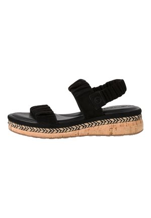 Wedge sandals - black