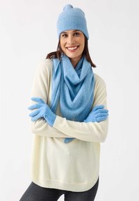 Zwillingsherz Fingerhandschuh - hellblau