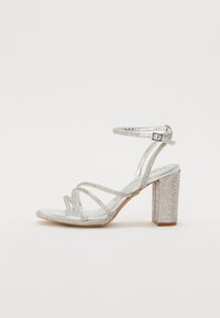 ALDO CHICGLOW  PILLOW WALK - Sandale s visokom petom - silver