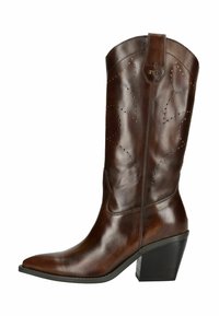 Bottes de cowboy / motard - brown