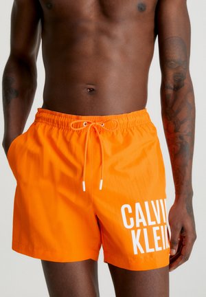 Calvin Klein Swimwear MEDIUM DRAWSTRING - Bañador corto - sun kissed orange
