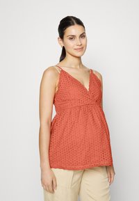 ONLY MATERNITY - OLMMEGA STRAP - Bluză - desert sand Imagine miniatură 1