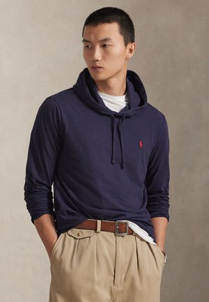 Polo Ralph Lauren JERSEY HOODED T-SHIRT - Mikina s kapucňou - ink