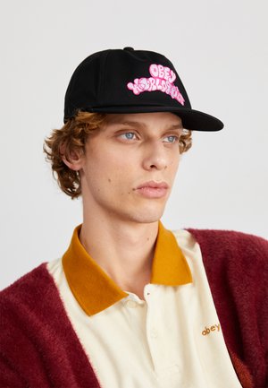 Obey Clothing OBEY YEAR 5 PANEL SNAPBACK - Kepuraitė - black