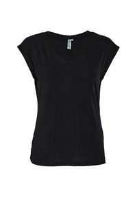 Desires DEBOB SHORTSLEEVE SHIMMER T-SHIRT. - T-shirt basic - black