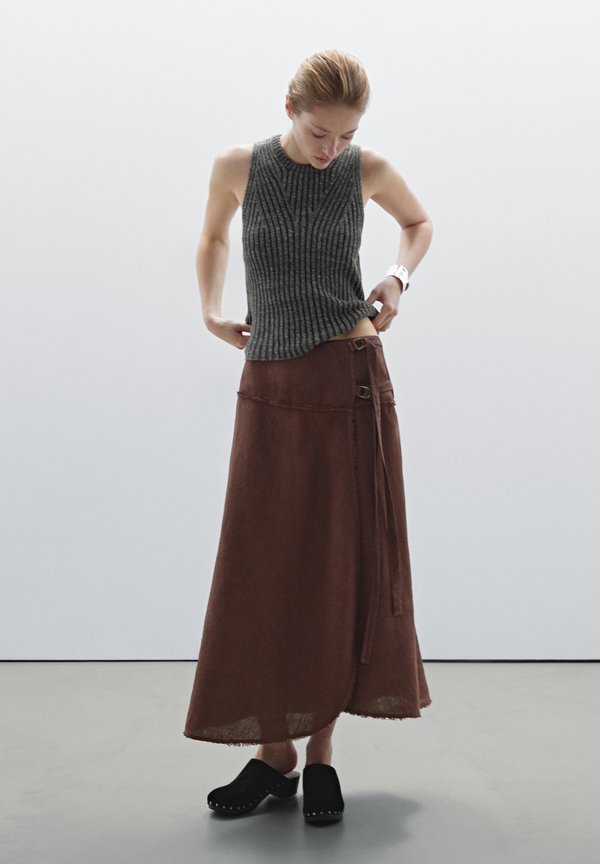 Maxi skirt - bordeaux4