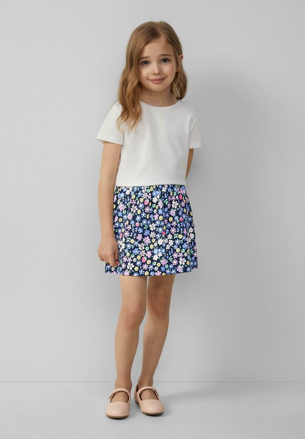 MIT ALL-OVER UND ELASTIKBUND - A-Linien-Rock