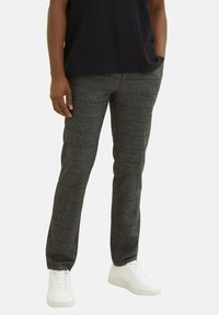 TOM TAILOR Stoffhose - grey black grindle check