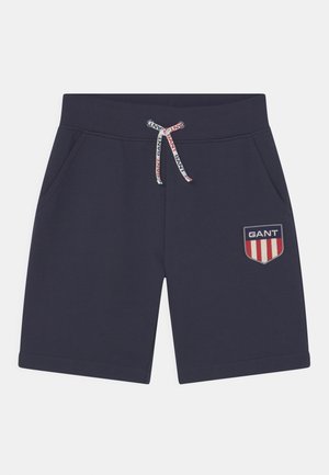 RETRO SHIELD - Shorts - evening blue