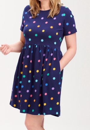 Žerzejové šaty - dark blue