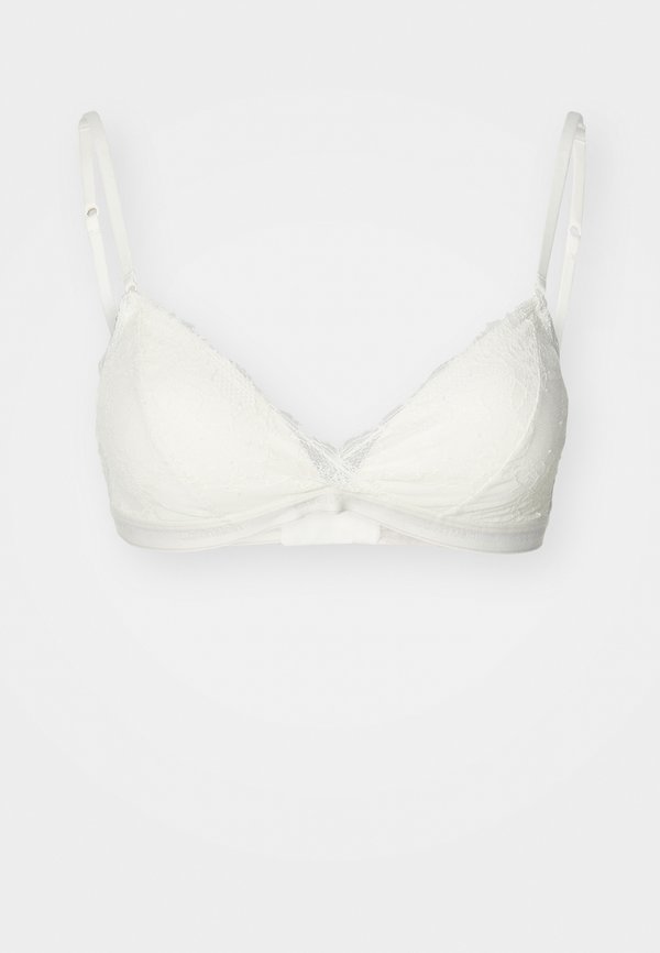 LIGHTLY LINED TRIANGLE ICON LACE - Triangle bra - ivory4