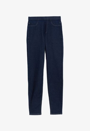 Marks & Spencer HIGH WAISTED - Jeans Skinny Fit - dark indigo mix