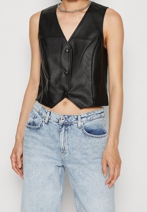 Vest - black