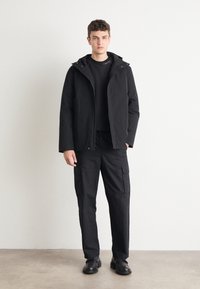 Calvin Klein HOODED JACKET  - Vinterjakker - black